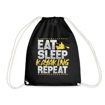Kayak Manger Dormir Répéter Paddle Boat Kayak - Sac de sport léger - noir - Devant