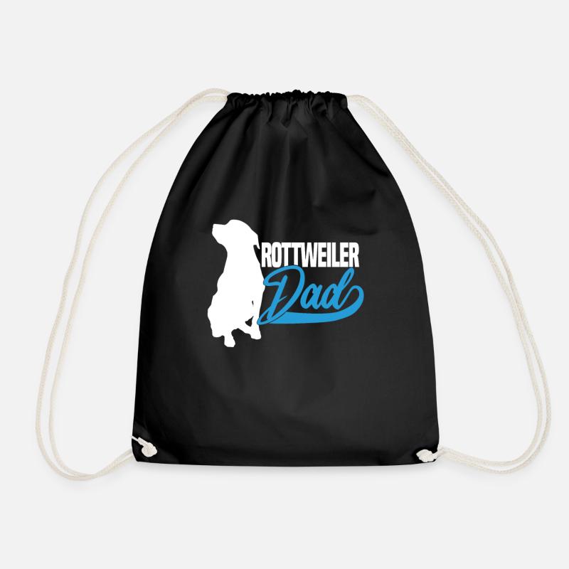 Rottweiler Dad - Turnbeutel - Schwarz