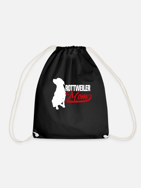 Rottweiler Mom - Turnbeutel - Schwarz