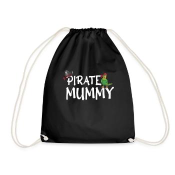 Pirate Mommy Women Girl Pirate Costume Soirée Film - Sac de sport léger - noir - Devant