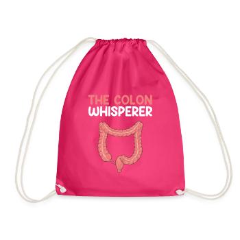 Colon Whisperer, Endoscopy Gastroenterology - Turnbeutel - Fuchsia - Vorne