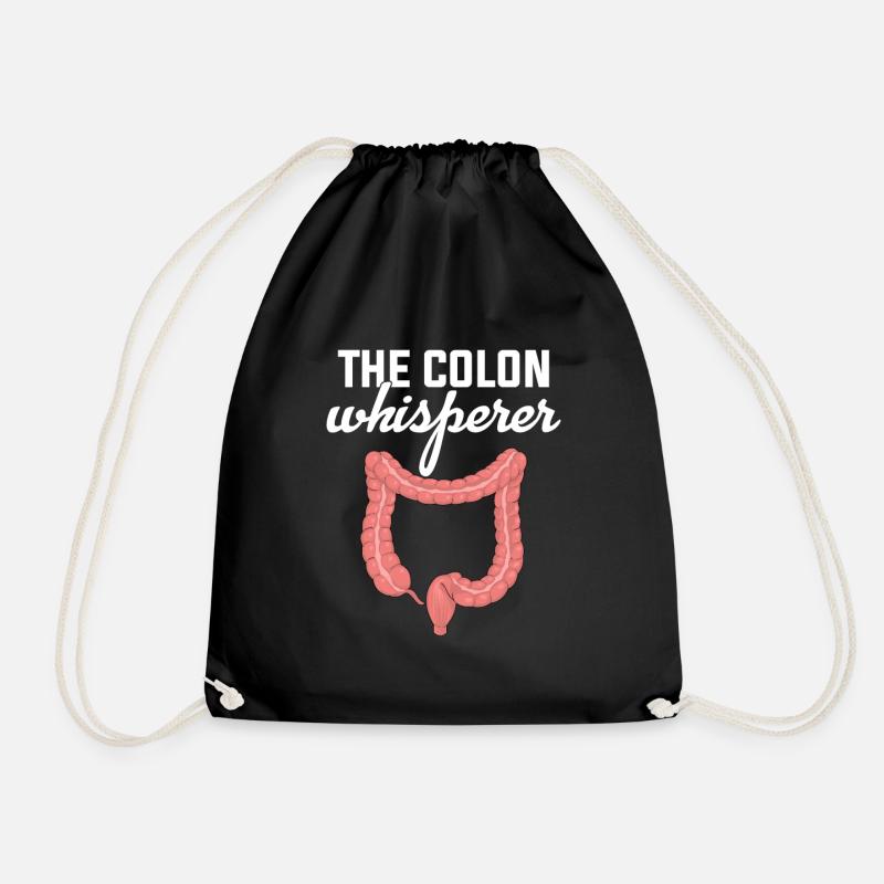 Colon Whisperer, Endoscopy Gastroenterology - Turnbeutel - Schwarz