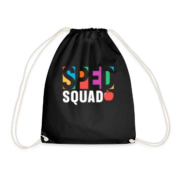 Special Education Team Teachers Special Education Profession - Drawstring Bag - black - Front