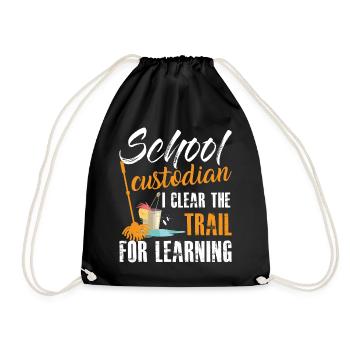 Citation du gardien de l’école Garde de l’éducation - Sac de sport léger - noir - Devant