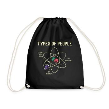 Physical Science - Drawstring Bag - black - Front