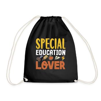Special Education Lovers Special Education Teachers - Drawstring Bag - black - Front