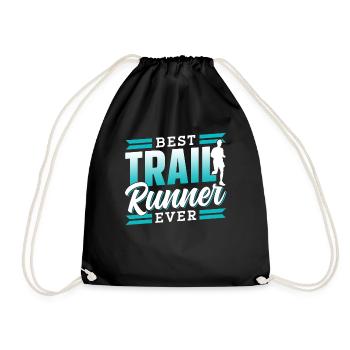 Meilleur coureur de trail de tous les temps Trail Run - Sac de sport léger - noir - Devant
