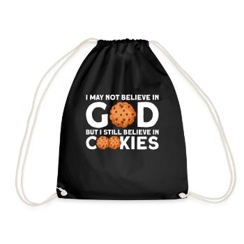 Athéisme athée Cookies Noël - Sac de sport léger - noir - Devant