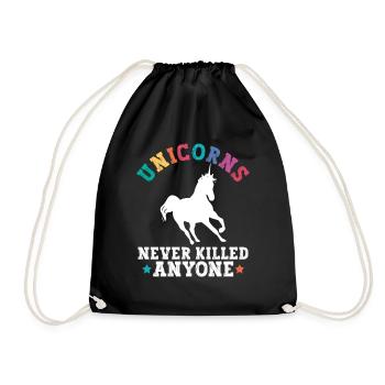 Licornes Athéisme athée Anti Église - Sac de sport léger - noir - Devant