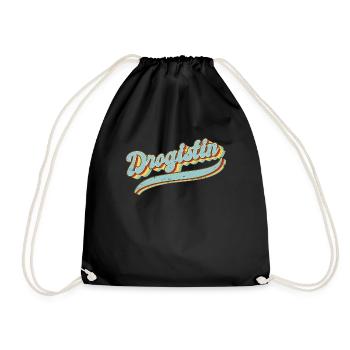 Apotheker Vintage Drogistin - Turnbeutel - Schwarz - Vorne
