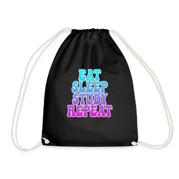 Manger dormir Étudier - Sac de sport léger - noir - Devant