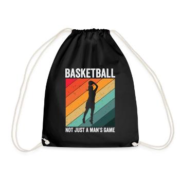Journée internationale de la femme Basketball - Sac de sport léger - noir - Devant