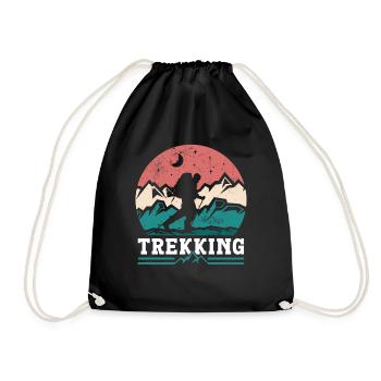 Trekking Randonneurs Amateurs de randonnée - Sac de sport léger - noir - Devant