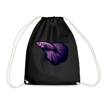 Plongée en eau Plongeur Océan - Sac de sport léger - noir - Devant
