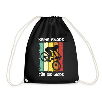 Keine Gnade Für Die Wade Fahrrad - Turnbeutel - Schwarz - Vorne