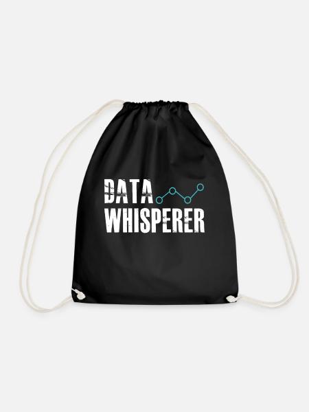 Data Whisperer Science Analyst Software Engineer - Turnbeutel - Schwarz