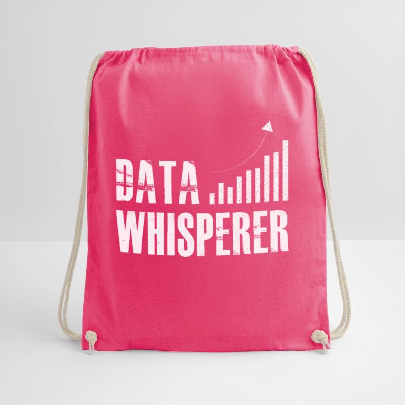 Data Whisperer Science Analyst Software Engineer Drawstring Bag