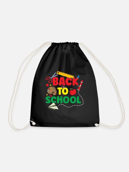 Back to School Teachers Back to School Back to School - Drawstring Bag - black