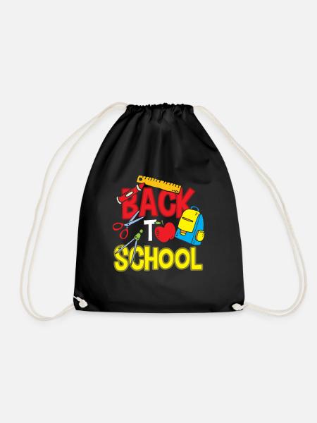 Back to School Back to School Teachers Back to School - Drawstring Bag - black