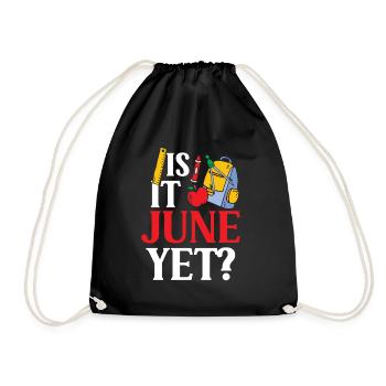 C’est déjà juin Rentrée Rentrée Rentrée - Sac de sport léger - noir - Devant