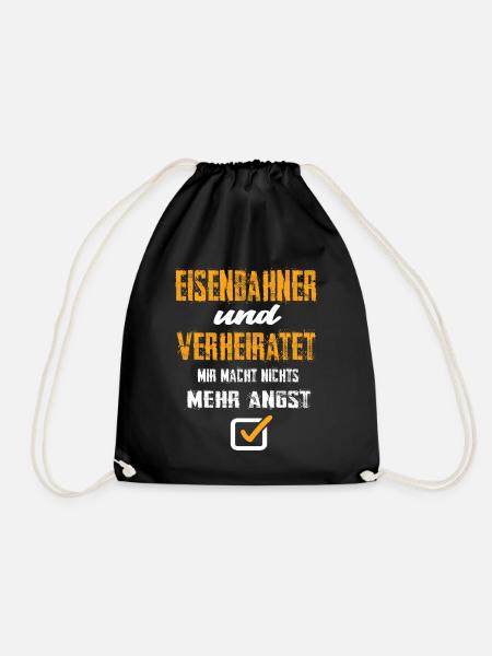 Eisenbahner - Turnbeutel - Schwarz