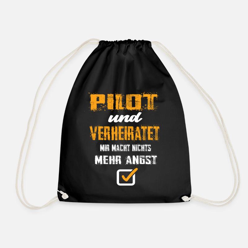 Pilot - Turnbeutel - Schwarz