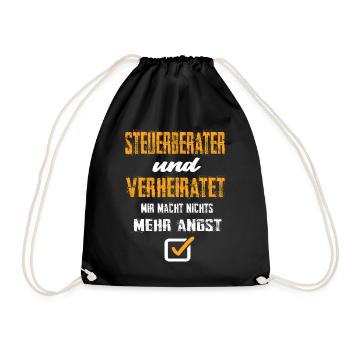 Steuerberater - Turnbeutel - Schwarz - Vorne