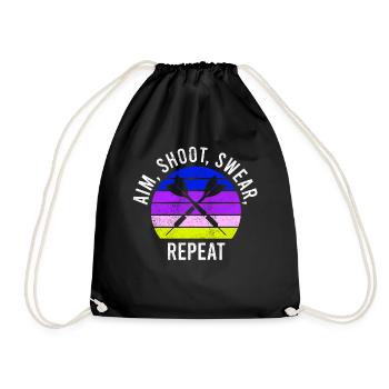 Fléchettes Sport Club, Jeu de fléchettes, Fléchettes Arrow Sport - Sac de sport léger - noir - Devant