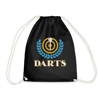 Darts Sport Club, Dartboard, Pfeil Sport Darts - Drawstring Bag - black - Front