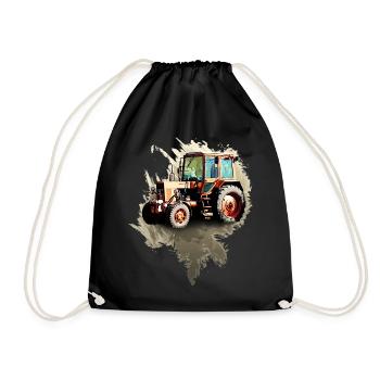 Biélorussie MTZ 82 Tracteur - Sac de sport léger - noir - Devant