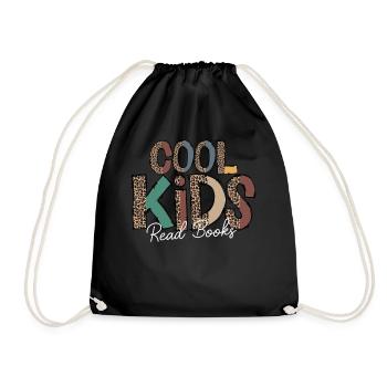 Cool Kids Read Books - Sac de sport léger - noir - Devant
