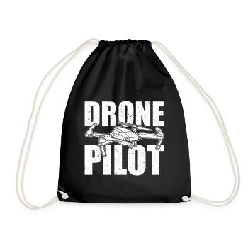 Drone Drones - Drawstring Bag - black - Front