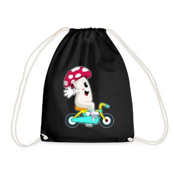 Pilz Bicycle - Drawstring Bag - black - Front