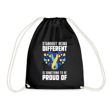 Journée mondiale du syndrome de Down : des énigmes pour - Sac de sport léger - noir - Devant