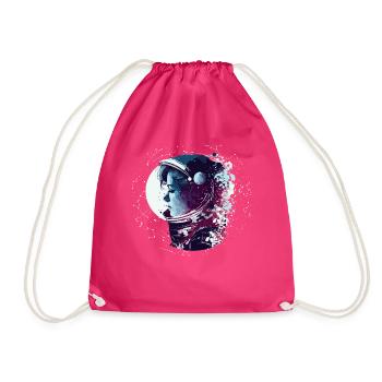 Astronomie Constellation du Nord Femme astronaute - Sac de sport léger - fuchsia - Devant