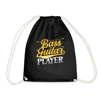 Guitariste Basse Bassiste Basse Musicien de guitare basse - Sac de sport léger - noir - Devant