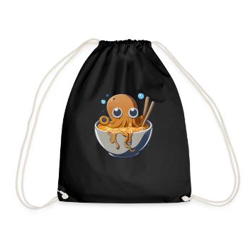 Mais le premier poulpe sucré ramen mange des ramen - Sac de sport léger - noir - Devant