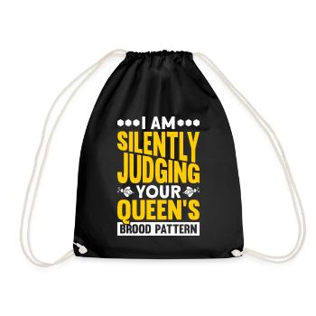 Beekeepers Bees Honey bees Beekeeping - Drawstring Bag - black - Front