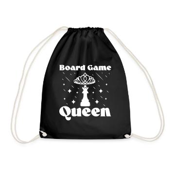 Board Game - Drawstring Bag - black - Front