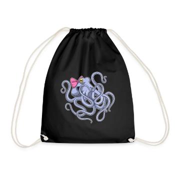 Boucle de pieuvre - Sac de sport léger - noir - Devant