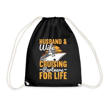 Croisière Croisière Vacances Croisière en famille - Sac de sport léger - noir - Devant