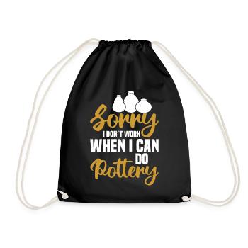 Poterie Töpfern Töpfer Töpferei - Sac de sport léger - noir - Devant