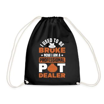 Töpfern Töpfer Töpferei Pottery - Drawstring Bag - black - Front