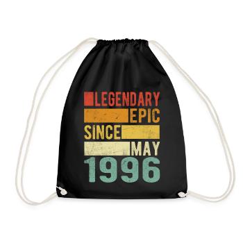 Anniversaire Mai 1996 Épopée légendaire - Sac de sport léger - noir - Devant