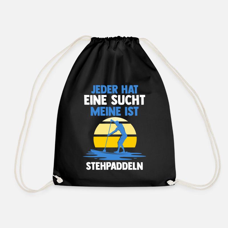 Stand Up Paddeling - Turnbeutel - Schwarz