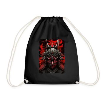 Samurai Japan Kultur - Turnbeutel - Schwarz - Vorne