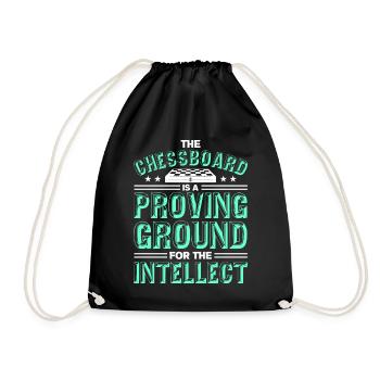 Chess Chess piece King Pawn Dream - Drawstring Bag - black - Front