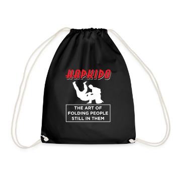 Hapkido Mixed Martial Arts Kampfsport Kampfkunst - Drawstring Bag - black - Front