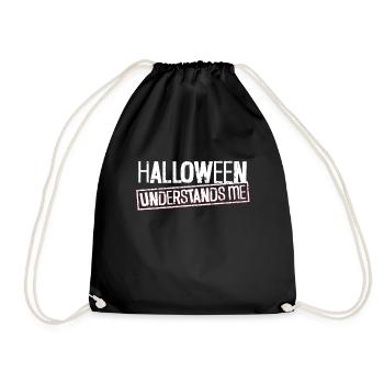 Halloween me comprend - Goth Halloween - Sac de sport léger - noir - Devant