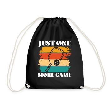 one Game Pickleball - Turnbeutel - Schwarz - Vorne